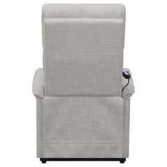 Herrera Upholstered Power Lift Massage Chair Beige - 609407P