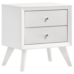 Janelle 2-drawer Nightstand White - 223652