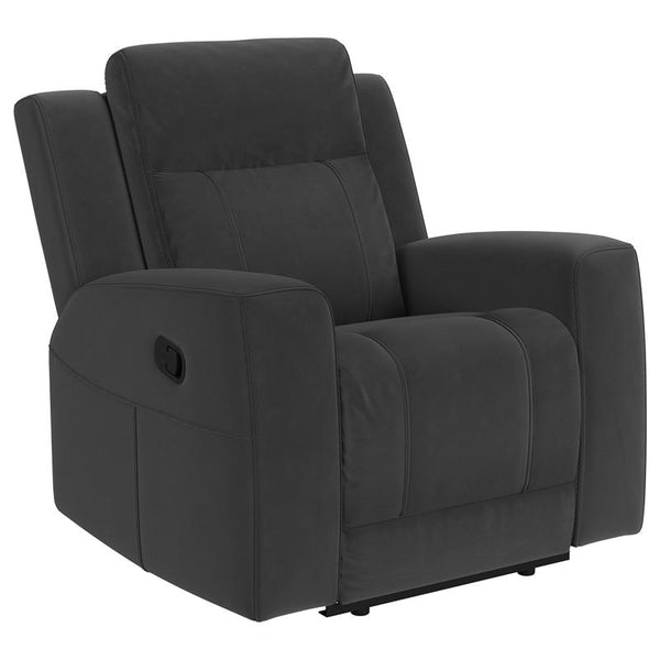 Brentwood Upholstered Recliner Chair Black - 610286