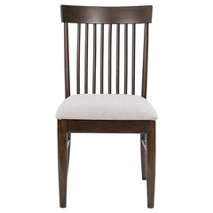 Everton Slat Back Dining Side Chair Walnut (Set of 2) - 108892