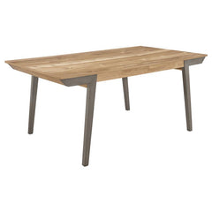 Nogales 7-piece Rectangle Dining Set Acacia and Coastal Grey - 109811-S7