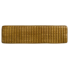 Misty Cushion Side Bench Camel and Black - 110643