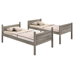 Ryder Wood Twin Over Full Bunk Bed Weathered Taupe - 400819