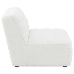 Sunny Upholstered Armless Chair Natural - 551621