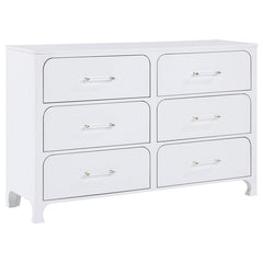 Anastasia 5-piece Queen Bedroom Set Pearl White - 224751Q-S5