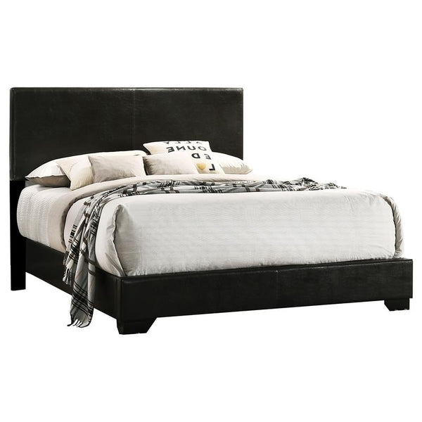 Conner Upholstered Full Panel Bed Black - 300260F