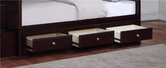 Elliott 3-drawer Wood Under Bed Storage Cappuccino - 460446