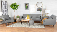 Blake Upholstered Track Arm Loveseat Sharkskin - 511122