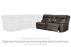 Kincord Right-Arm Facing Power Reclining Sofa with Console - 1310473