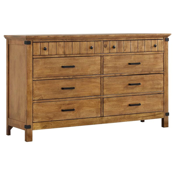 Brenner 8-drawer Dresser Rustic Honey - 205263