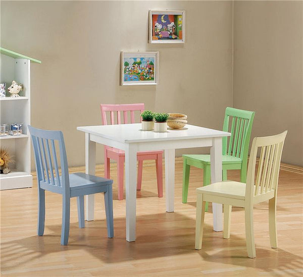 Rory 5-piece Kids Table and Chairs Set Multi Color - 460235