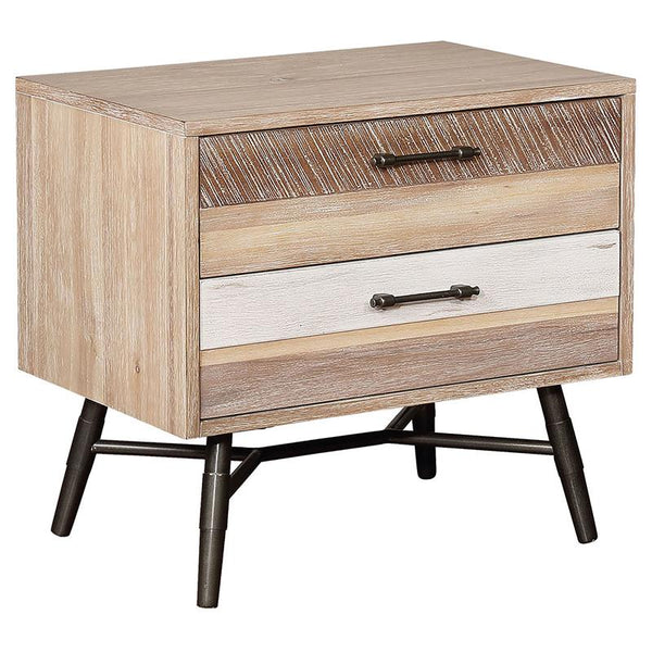 Marlow 2-drawer Nightstand Rough Sawn Multi - 215762