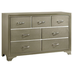 Beaumont 4-piece Eastern King Bedroom Set Champagne - 205291KE-S4
