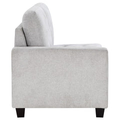 Georgina Upholstered LAF Chair Steel Beige - 551708LAF