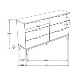 Mays 5-piece Queen Bedroom Set Walnut - 215961Q-S5