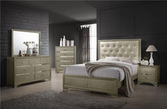 Beaumont Rectangular Dresser Mirror Champagne - 205294