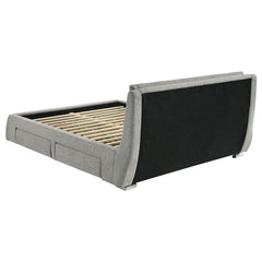 Fenbrook Upholstered Queen Storage Panel Bed Grey - 300523Q