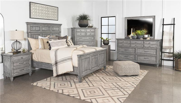 Avenue 5-piece Queen Bedroom Set Weathered Grey - 224031Q-S5