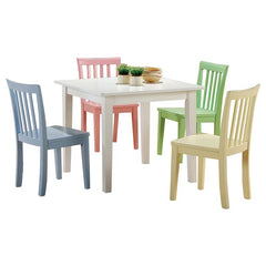 Rory 5-piece Kids Table and Chairs Set Multi Color - 460235