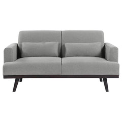 Blake 3-piece Upholstered Track Arm Sofa Set Sharkskin - 511121-S3