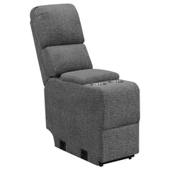 Bahrain 5-piece Upholstered Home Theater Seating Charcoal - 609541T