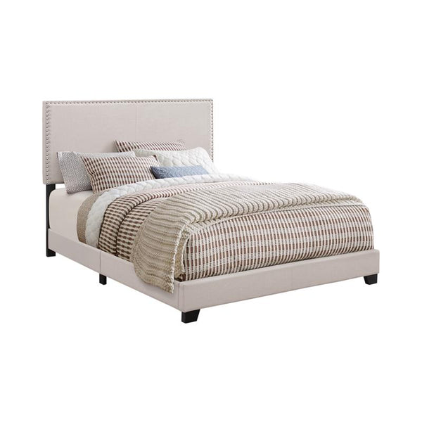 Boyd Upholstered Twin Panel Bed Ivory - 350051T