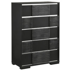 Blacktoft 5-piece Eastern King Bedroom Set Black - 207101KE-S5