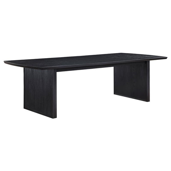 Brookmead Rectangular Dining Table with 18" Removable Extension Leaf Black - 108231