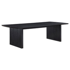 Brookmead Rectangular Dining Table with 18" Removable Extension Leaf Black - 108231