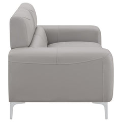 Glenmark 2-piece Upholstered Track Arm Sofa Set Taupe - 509731-S2