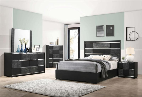 Blacktoft Rectangle Dresser Mirror Black - 207104