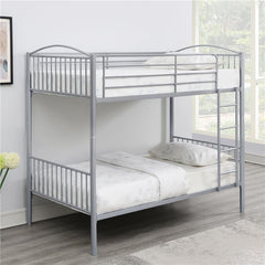 Anson Twin Over Twin Bunk Bed Silver - 400730T