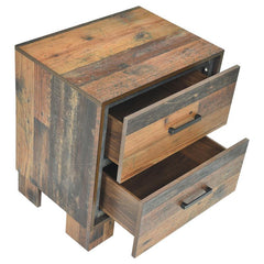 Sidney 4-piece Queen Bedroom Set Rustic Pine - 223141Q-S4