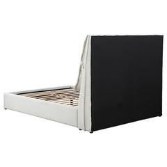 Gwendoline Upholstered Queen Panel Bed White - 306040Q