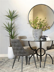 Cosmo Upholstered Curved Back Side Chairs (Set of 2) - 106046