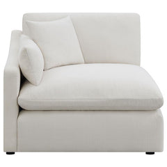 Hobson Upholstered RAF Chair Ivory - 551454RAF
