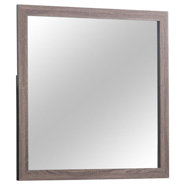 Brantford Rectangle Dresser Mirror Barrel Oak - 207044