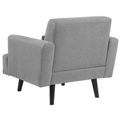 Blake 3-piece Upholstered Track Arm Sofa Set Sharkskin - 511121-S3