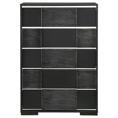 Blacktoft 5-piece Queen Bedroom Set Black - 207101Q-S5