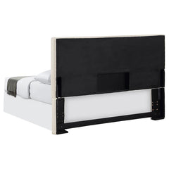 Pirro Upholstered King Panel Headboard Sand - 315980K
