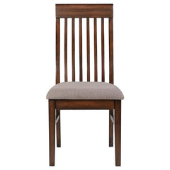Briarwood Slat Back Dining Side Chair Mango Oak and Brown (Set of 2) - 182992