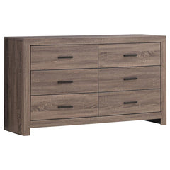 Brantford 6-drawer Dresser Barrel Oak - 207043