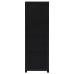 Jupiter 3-shelf Engineered Wood Media Tower Black - 707756
