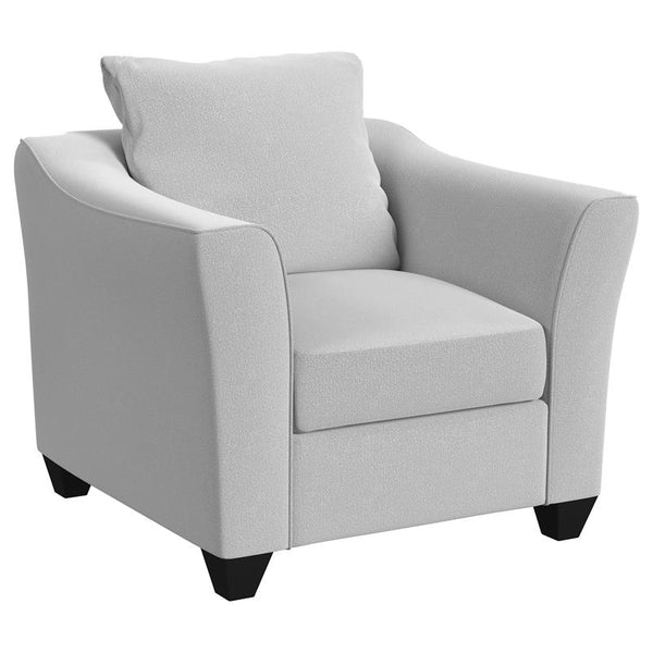 Salizar Upholstered Flared Arm Accent Chair Sand - 508583