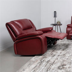 Camila Upholstered Glider Recliner Chair Red - 610243