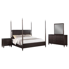 Emberlyn 4-piece Eastern King Bedroom Set Brown - 223061KE-S4