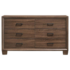 Brandon 4-piece Eastern King Bedroom Set Warm Brown - 205321KE-S4