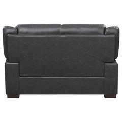 Arabella Upholstered Padded Arm Loveseat Grey - 506592