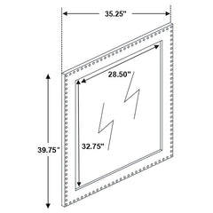 Melody 5-piece Eastern King Bedroom Set Pacific Blue - 223371KE-S5