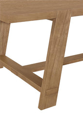 Sharon 5-piece Rectangular Trestle Base Dining Table Set Blue and Brown - 104171-S5